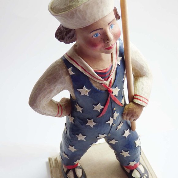 Leo & Marilyn Smith Folk Art Sculpture MS. LIBERTY - Picture 10 of 10